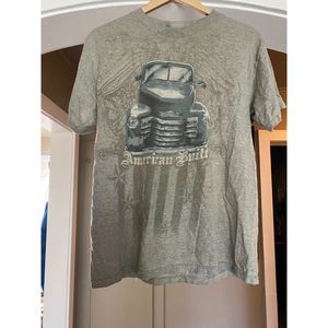 National Heritage M Grey t-shirt